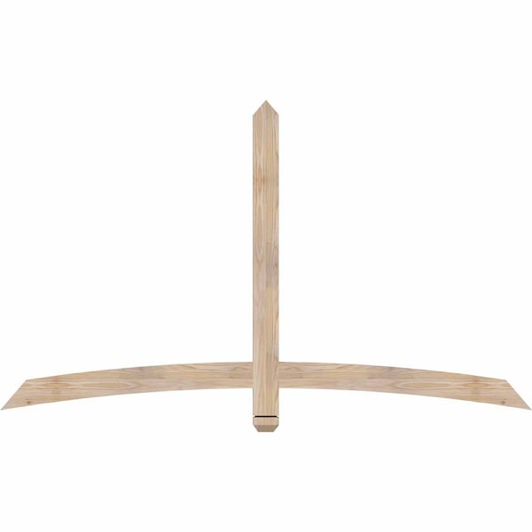 Ekena Millwork Bellingham Smooth Timber Gable Bracket, Douglas Fir, 72"W x 42"H x 1 1/2"D x 3 1/2"F, 14/12 Pitch GBW072X42X0204BEL00SDF - main